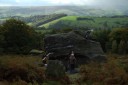 overlooking the farmlands