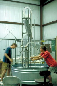 Kai Staats - collaborative design with Tom Rockwell: interactive water exhibit, Ithaca Science Center