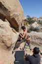 Kai Staats - Joshua Tree, climbing, February 2012