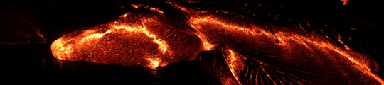 Kai Staats - Lava Flow, Big Island, Hawaii: banner