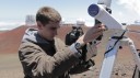 Eric & scope, 2012, Mauna Kea, Big Island, Hawaii by Kai Staats