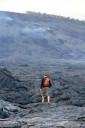 Kai Staats - Lava Flow, Big Island, Hawaii: Jeroen Scouting our Path