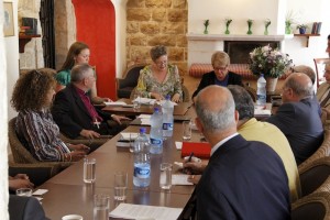 Kai Staats - At a Round Table with the Elders, Jerusalem, Palestine