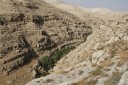 Kai Staats - hiking into the Wadi Qelt