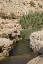 Kai Staats - swimming in the Wadi Qelt