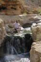 Kai Staats - swimming in the Wadi Qelt