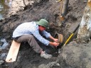 Kai Staats - Kai repairing the culvert, Buffalo Peak Ranch