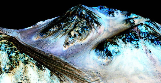 water on Mars by NASA