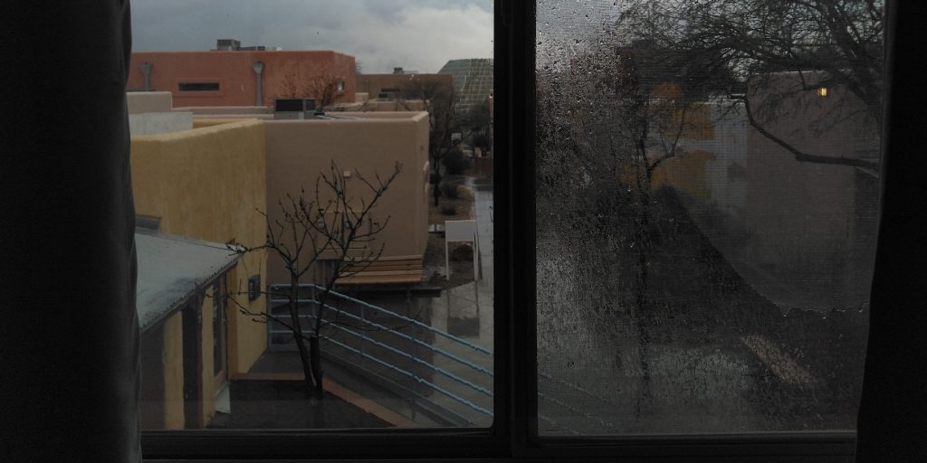 Counting raindrops at Biosphere 2