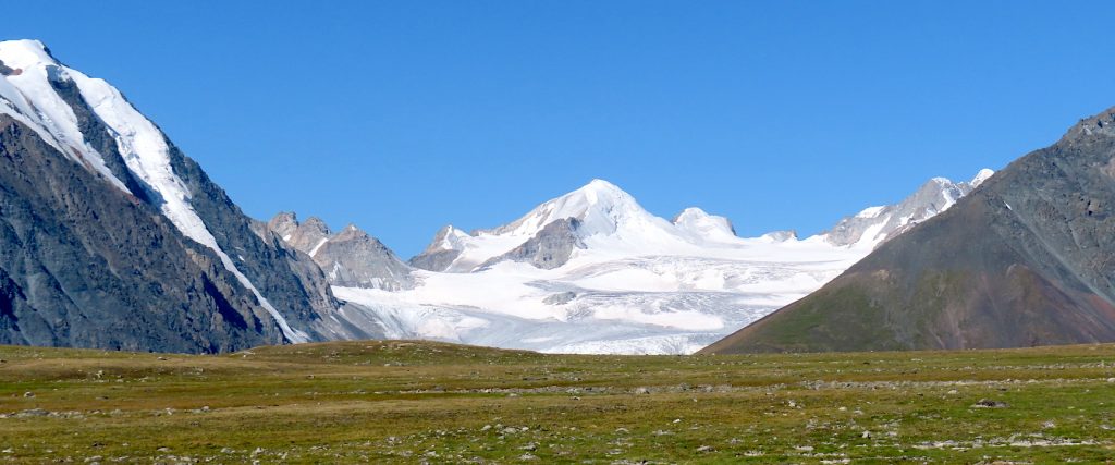 Potanin Glacier at Altai National Park, Mongolia