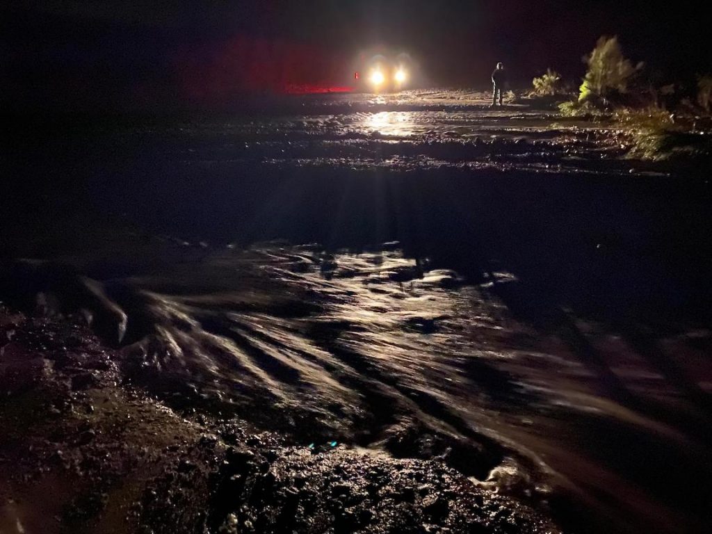 Flash flood in Cascabel, September 27, 2025. Photo by Colleen Cooley.